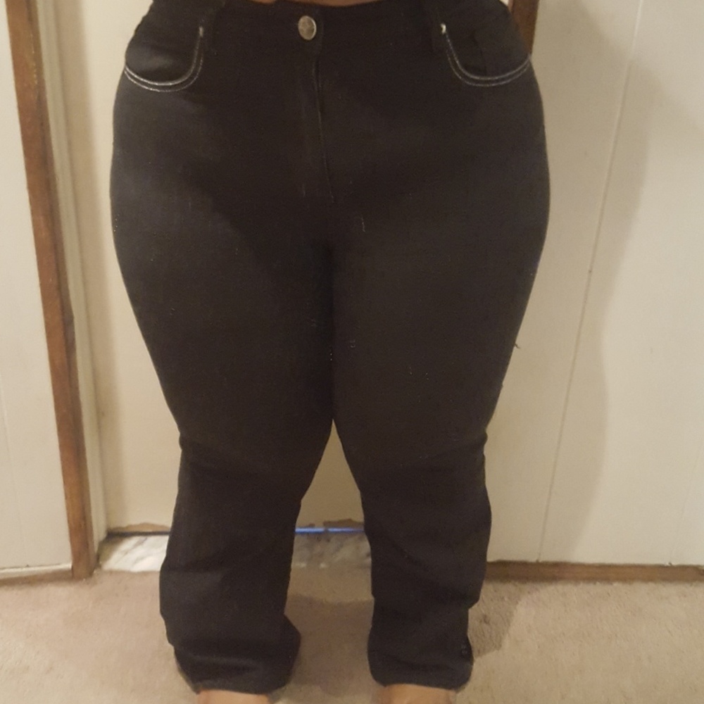 Black Boot cut Crest Jeans
